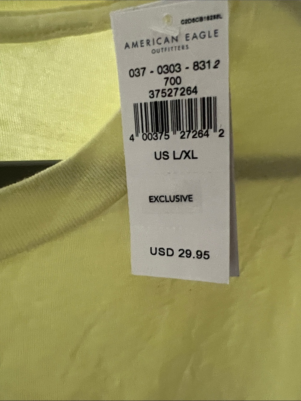 American Eagle Outfitters Pale Yellow Rose Graphic Tee - Picture 4 of 4